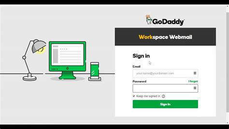 godaddy outlook email sign in.